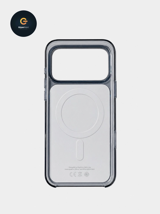 Прозрачный чехол с MagSafe для iPhone 17 Pro/Pro Max.  Пластиковый чехол c анимацией IC