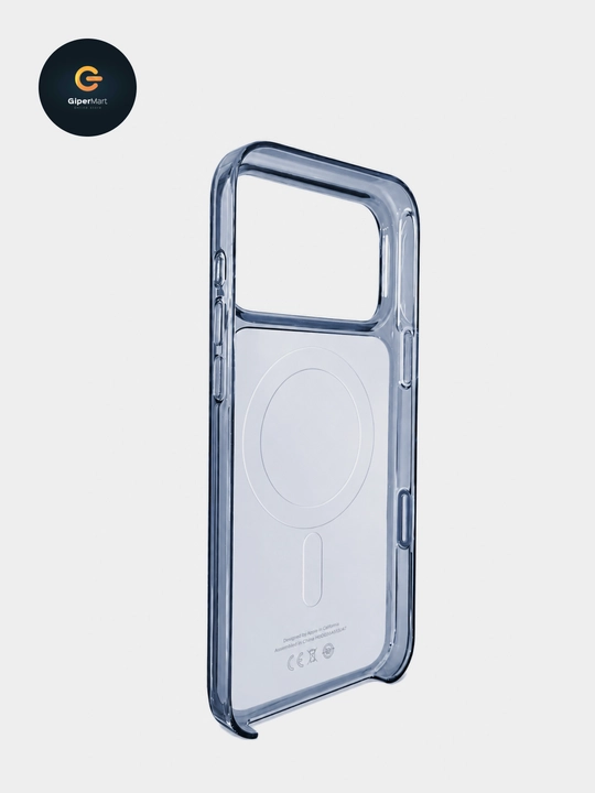 Прозрачный чехол с MagSafe для iPhone 17 Pro/Pro Max.  Пластиковый чехол c анимацией IC