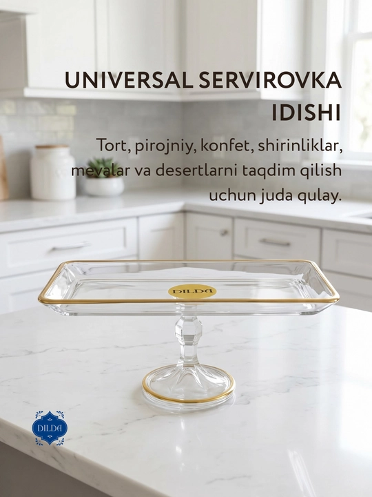 Bogema idish, sovg'a uchun, meva, shirinlik uchun, desert uchun