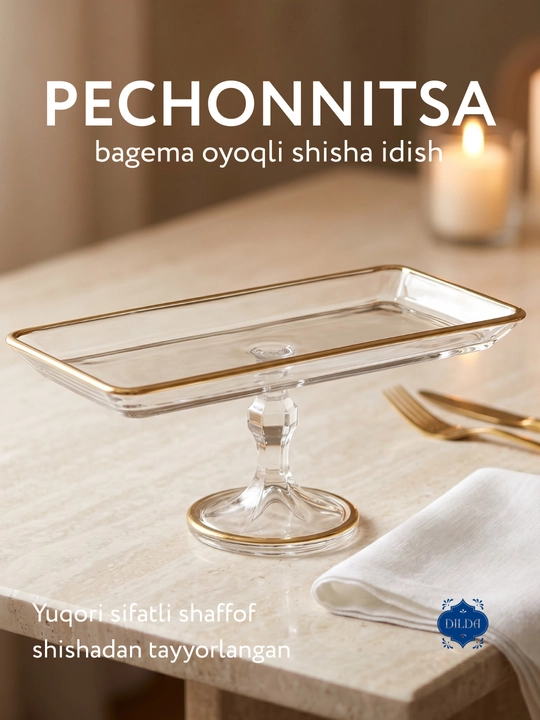 Bogema idish, sovg'a uchun, meva, shirinlik uchun, desert uchun - 