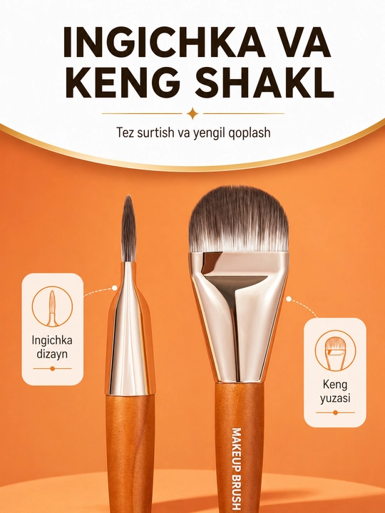 Tonal krem uchun cho'tka