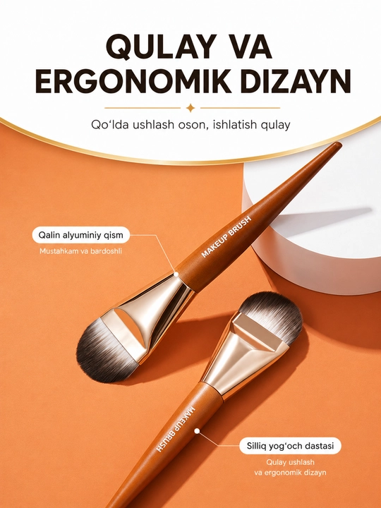 Tonal krem uchun cho'tka