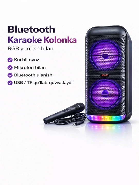 ZQS6227 BIG — ortativ Bluetooth kolonkalar