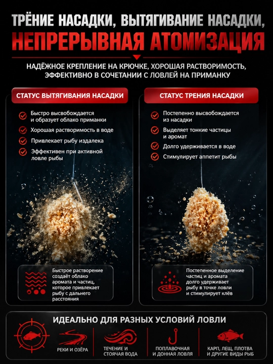 Прикормка сухая, 1000 г