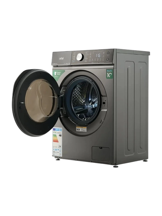 Artel ART-WM6002 S Pure kir yuvish mashinasi 6 kg, kulrang, inverter, bug‘li yuvish