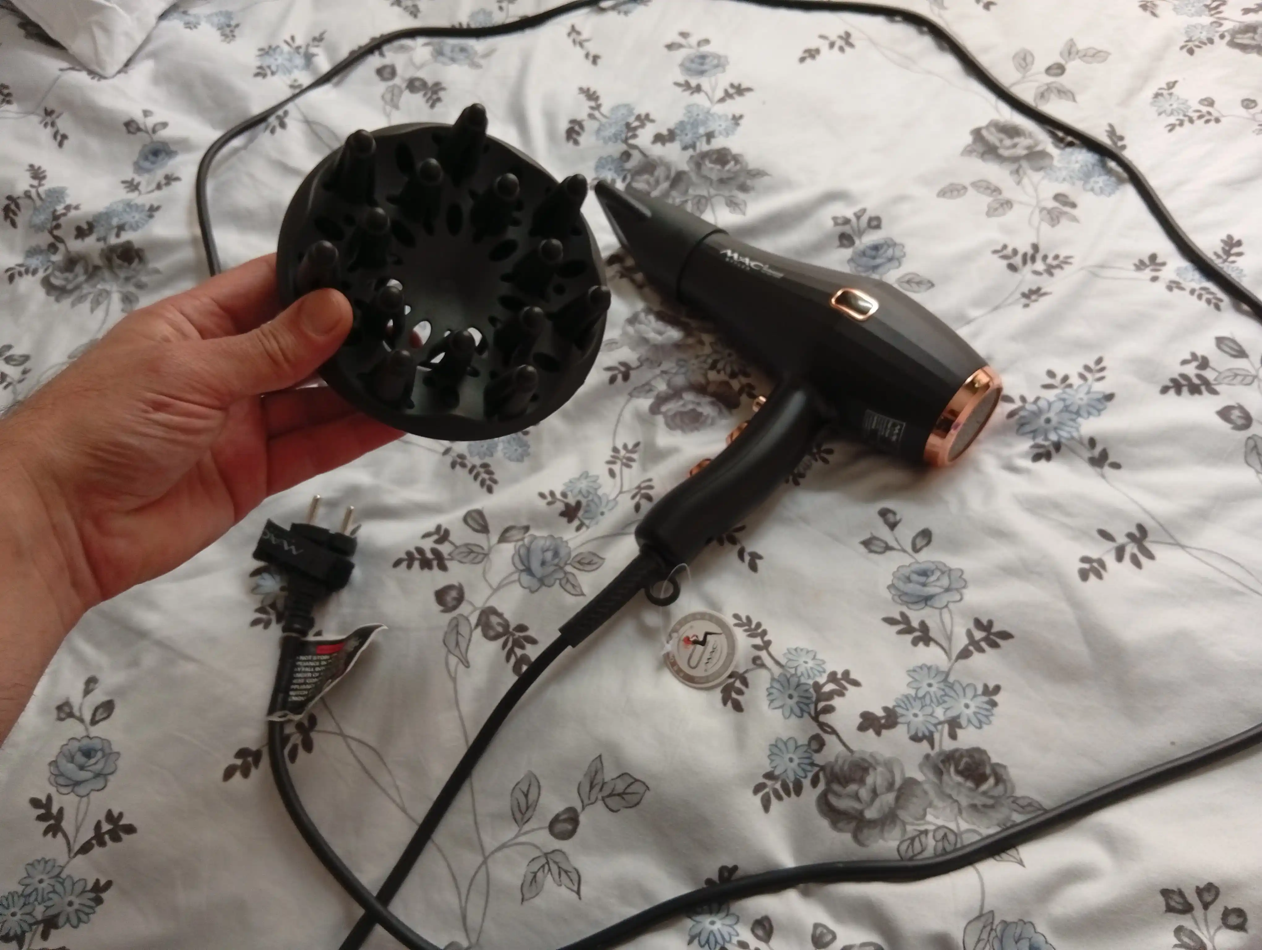 Professional fen soch quritgich MAC styler MC-6641, quritish va turmaklash uchun, 2400W