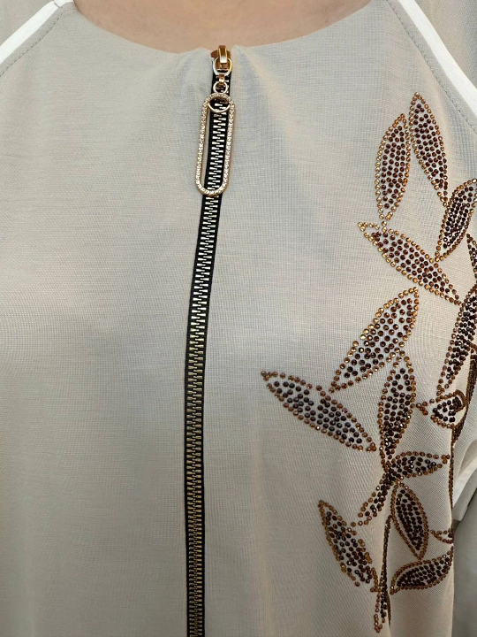 Yozgi ayollar kiyimi to'plami "Dvoyka" DEGO, katta o'lchamlar (M-7XL)