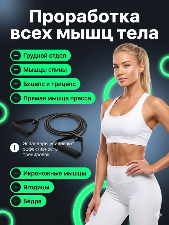 Степпер тренажер для ног и ягодиц с эспандерами для дома