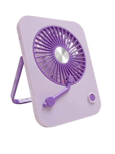 Настольный портативный вентилятор Record Fan, аккумуляторный, 3 скорости, USB Type-C — ZTECHNO-RECORDFAN-АМЕТИС