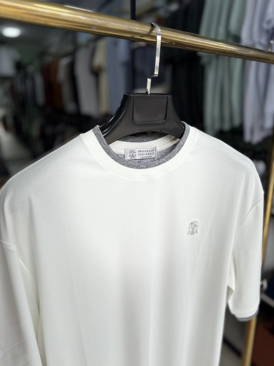 Erkaklar futbolkasi, Misr paxtasidan, premium sifat, oddiy klassik model, o‘lchamlar M–3XL