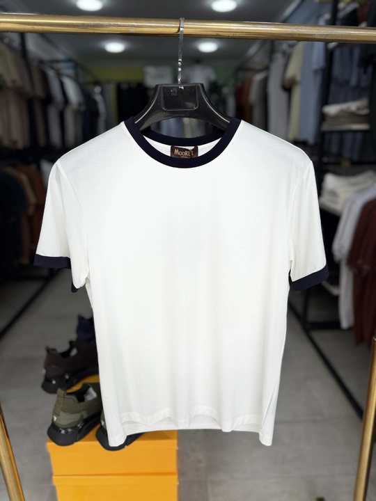Erkaklar futbolkasi, Misr paxtasidan, premium sifat, oddiy klassik model, o‘lchamlar M–3XL