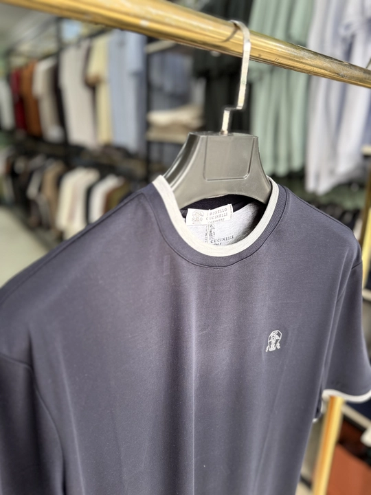 Erkaklar futbolkasi, Misr paxtasidan, premium sifat, oddiy klassik model, o‘lchamlar M–3XL