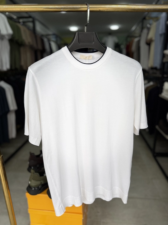 Erkaklar futbolkasi premium Misr paxtasi, havo o‘tkazuvchi, oddiy klassik, M–3XL