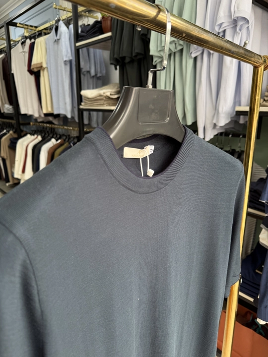 Erkaklar futbolkasi premium Misr paxtasi, havo o‘tkazuvchi, oddiy klassik, M–3XL