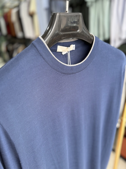 Erkaklar futbolkasi premium Misr paxtasi, havo o‘tkazuvchi, oddiy klassik, M–3XL