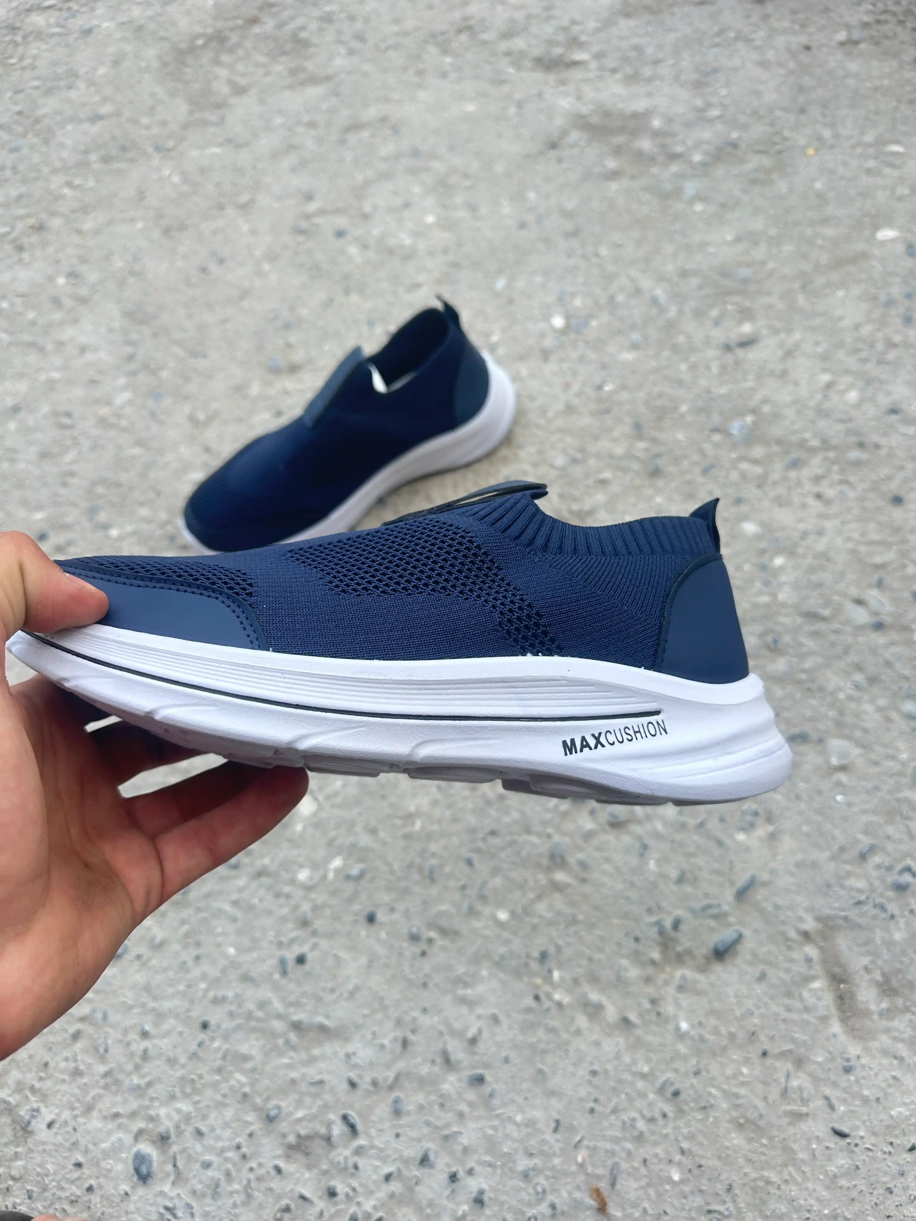 Erkaklar uchun kundalik yozgi slip-on krossovkalar (bog‘ichsiz) 40-44