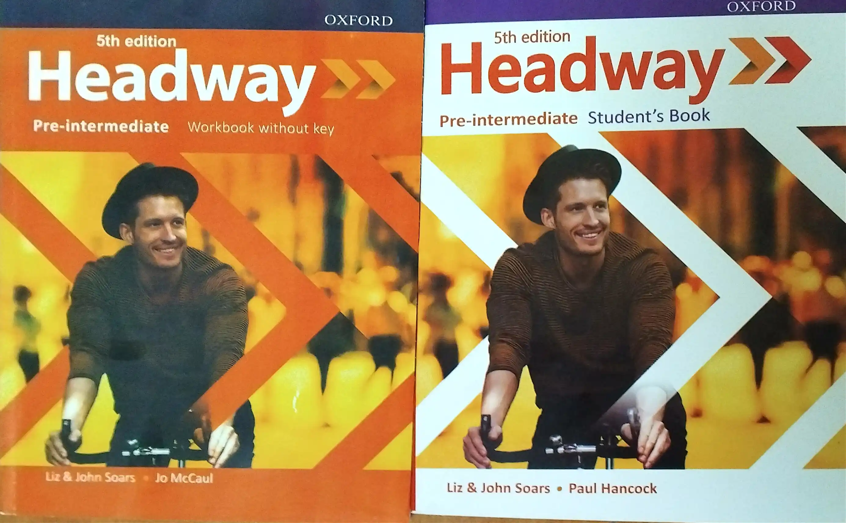 Headway Beginner, Elementary, Pre-intermediate Studentbook-Workbook 5th edition 190x260