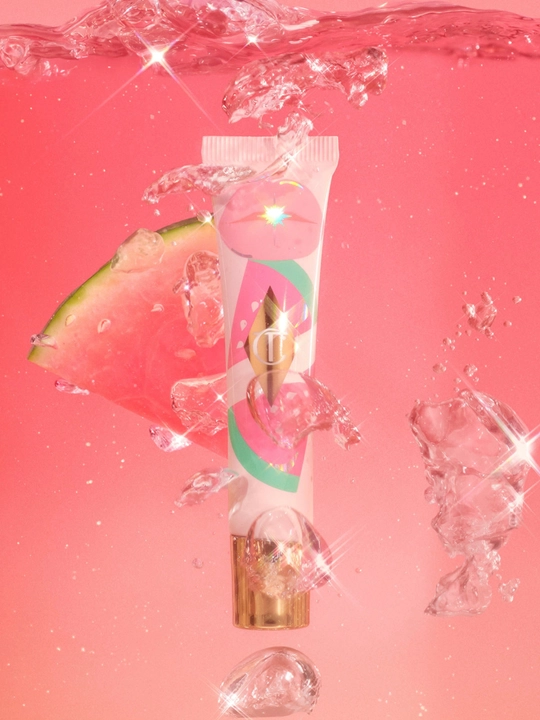 Blesk lab uchun Charlotte Tilbury Unreal Lips Healthy Glow Nectar lab uchun balzam