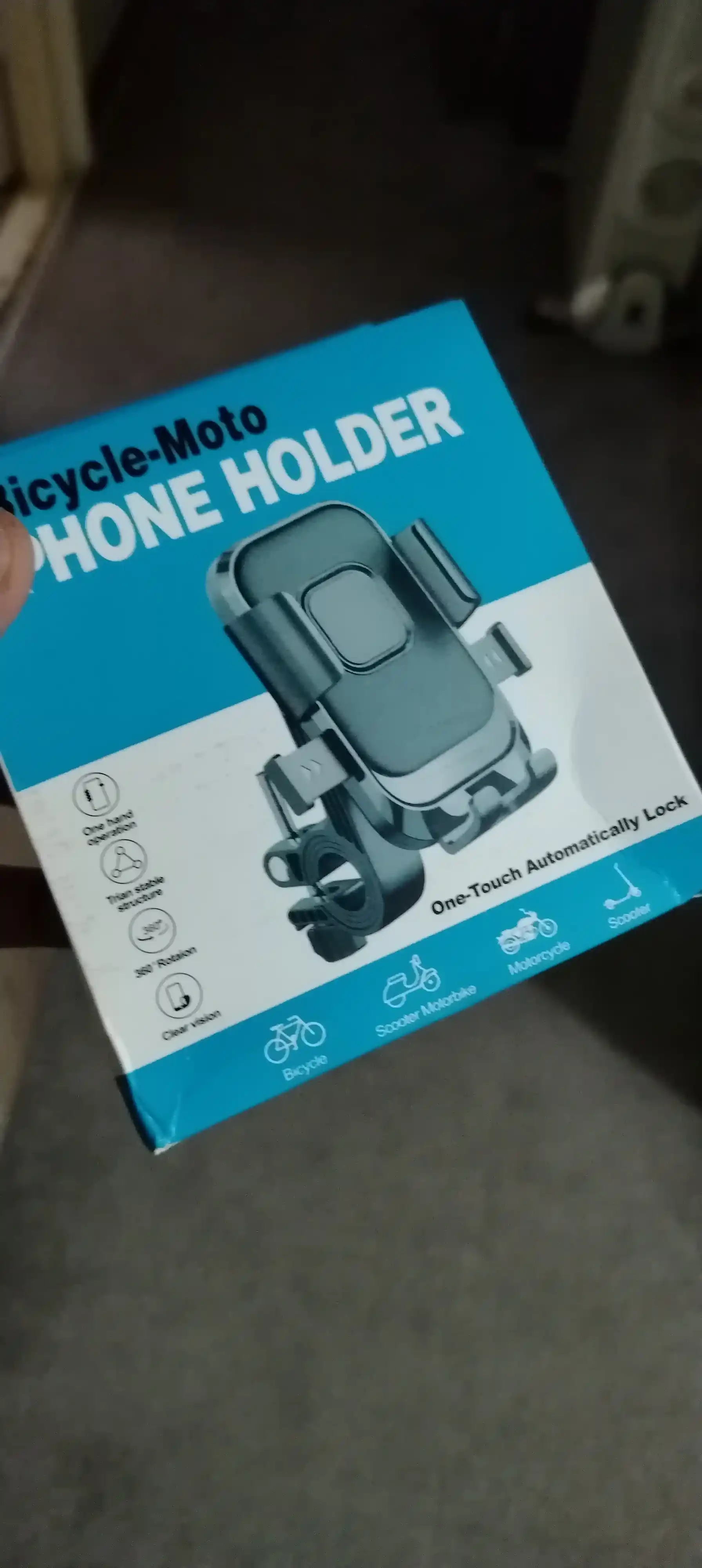Velosiped va samokat uchun telefon uchun ushlagich, universal va ishonchli