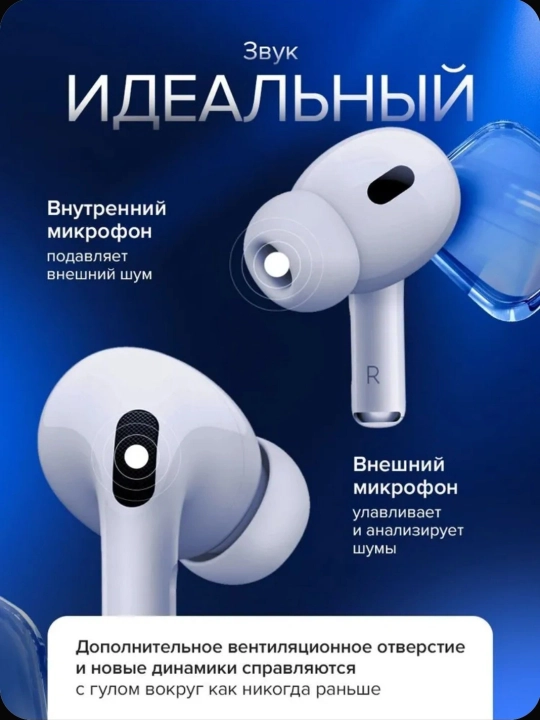 A Pods Pro 2 simsiz, Bluetooth, naushnik, Sensorli. iOS va Android uchun mos quloqchinlar