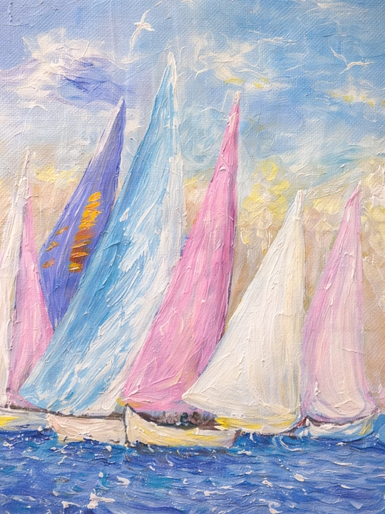 Qo‘lda ishlangan rasmlar, interyer rangtasviri, mualliflik to‘plami Seascape Collection