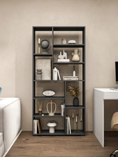Стеллаж напольный для книг и игрушек 174x85x20 — TRENDYT-STELAJPRO1-ХРОМ