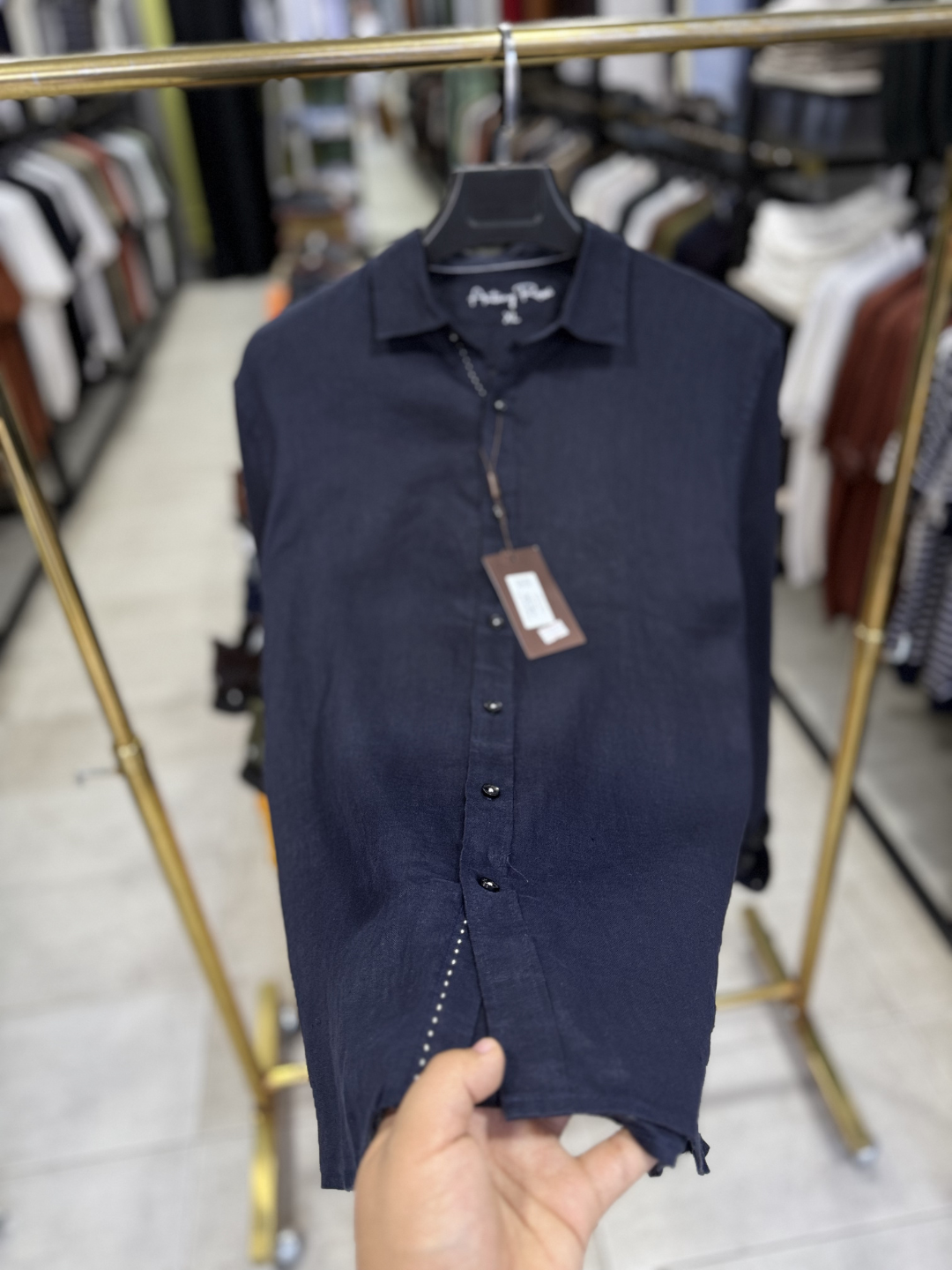 Erkaklar uchun zig‘ir ko‘ylak klassik, nafas oluvchi, yozgi, M–3XL