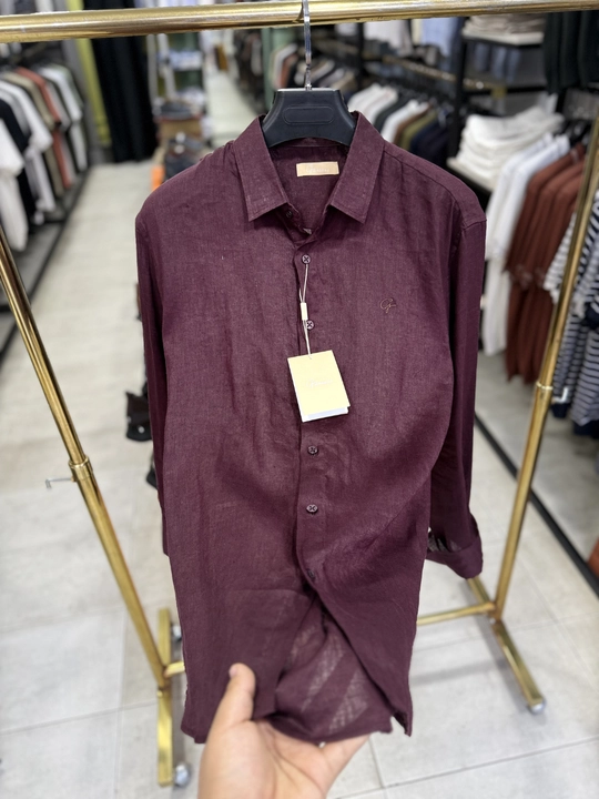 Erkaklar uchun zig‘ir ko‘ylak klassik, nafas oluvchi, yozgi, M–3XL