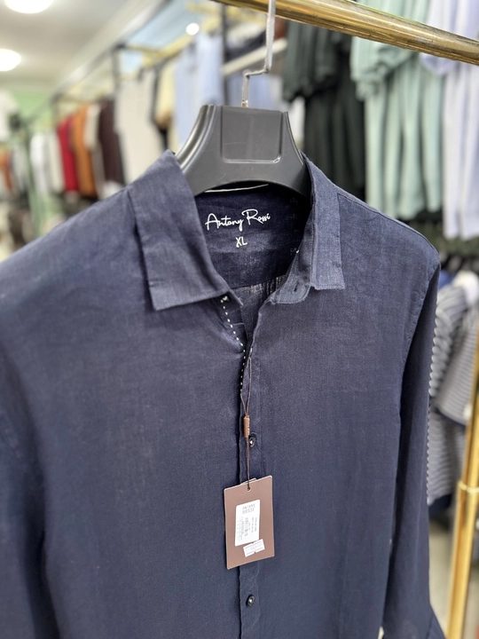 Erkaklar uchun zig‘ir ko‘ylak klassik, nafas oluvchi, yozgi, M–3XL