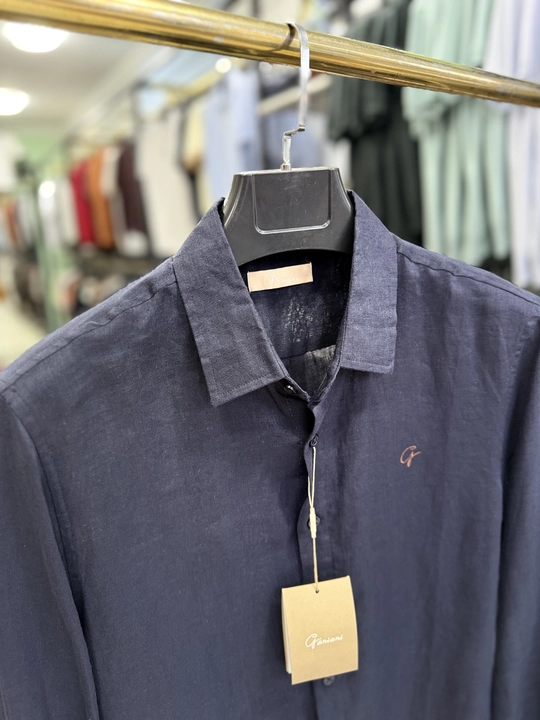 Erkaklar uchun zig‘ir ko‘ylak klassik, nafas oluvchi, yozgi, M–3XL