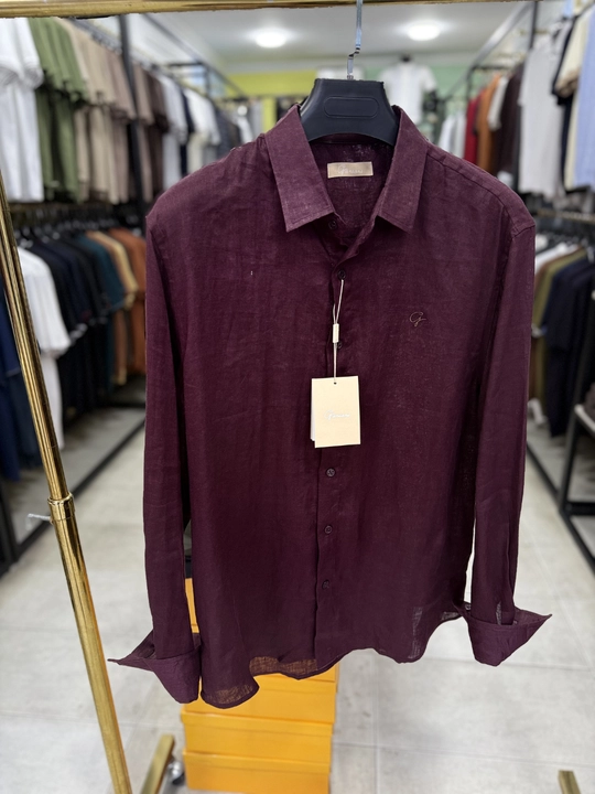 Erkaklar uchun zig‘ir ko‘ylak klassik, nafas oluvchi, yozgi, M–3XL