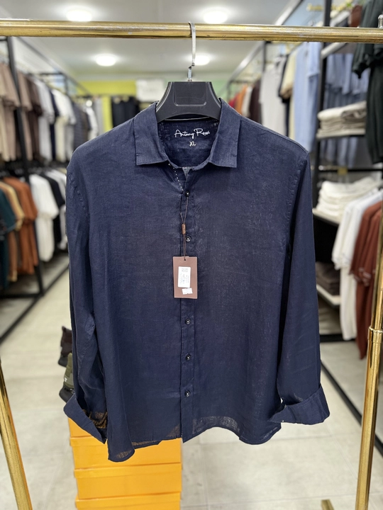 Erkaklar uchun zig‘ir ko‘ylak klassik, nafas oluvchi, yozgi, M–3XL