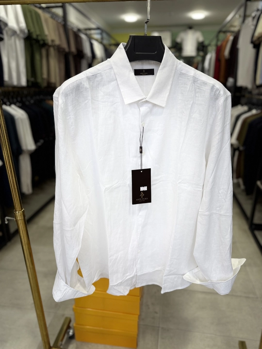 Erkaklar uchun zig‘ir ko‘ylak klassik, nafas oluvchi, yozgi, M–3XL