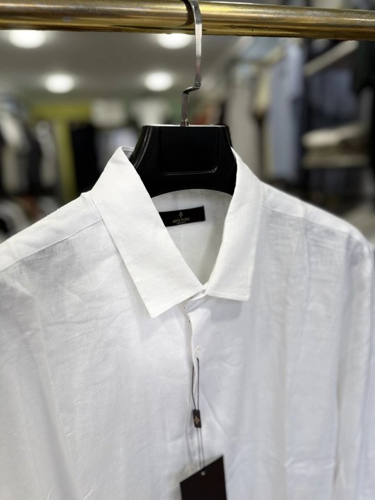 Erkaklar uchun zig‘ir ko‘ylak klassik, nafas oluvchi, yozgi, M–3XL