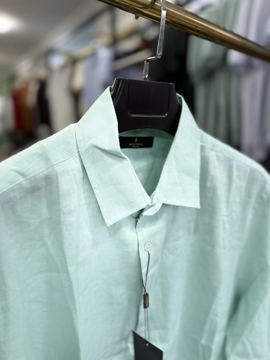 Erkaklar uchun zig‘ir ko‘ylak klassik, nafas oluvchi, yozgi, M–3XL
