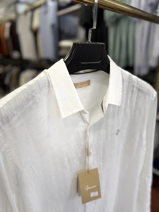 Erkaklar uchun zig‘ir ko‘ylak klassik, nafas oluvchi, yozgi, M–3XL