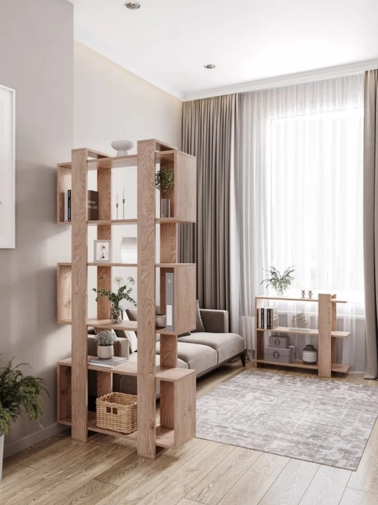 Kitoblar va o'yinchoqlar uchun polga qo'yiladigan tokchalar 163x80x21