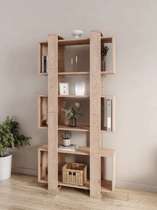 Kitoblar va o'yinchoqlar uchun polga qo'yiladigan tokchalar 163x80x21 - 