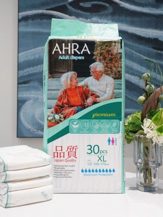 Подгузники для взрослых AHRA Soft and Premium размер XL