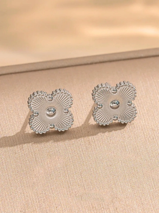 Аксессуар женский: набор Klever в стиле Van Cleef цепочка, браслет, серьги