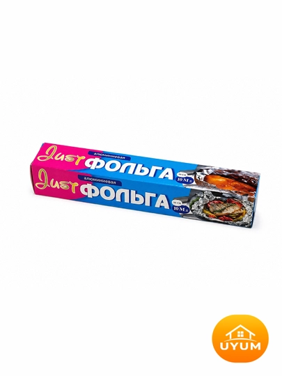 Фольга алюминиевая пищевая, UYUM, для запекания и хранения, 30 см х 10 м