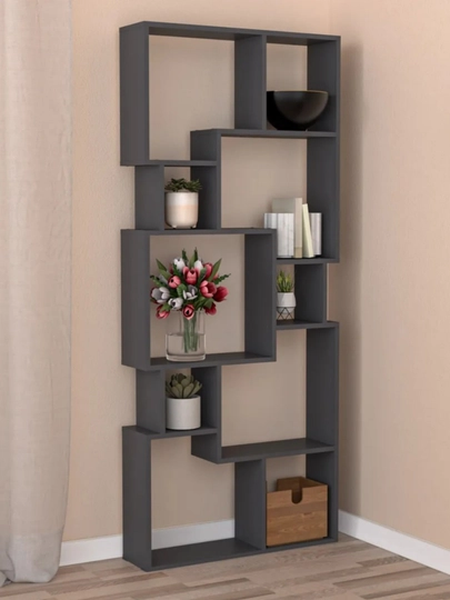 Стеллаж напольный для книг и игрушек 175x74x22 — TRENDYT-STELAJPRO4-ХРОМ