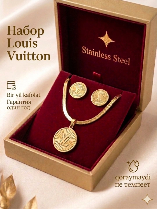 Van Cleef taqinchoqlar komplekti,sepochka, sirg'a, zanjirlar, nabor, bijuteriya kamplekti