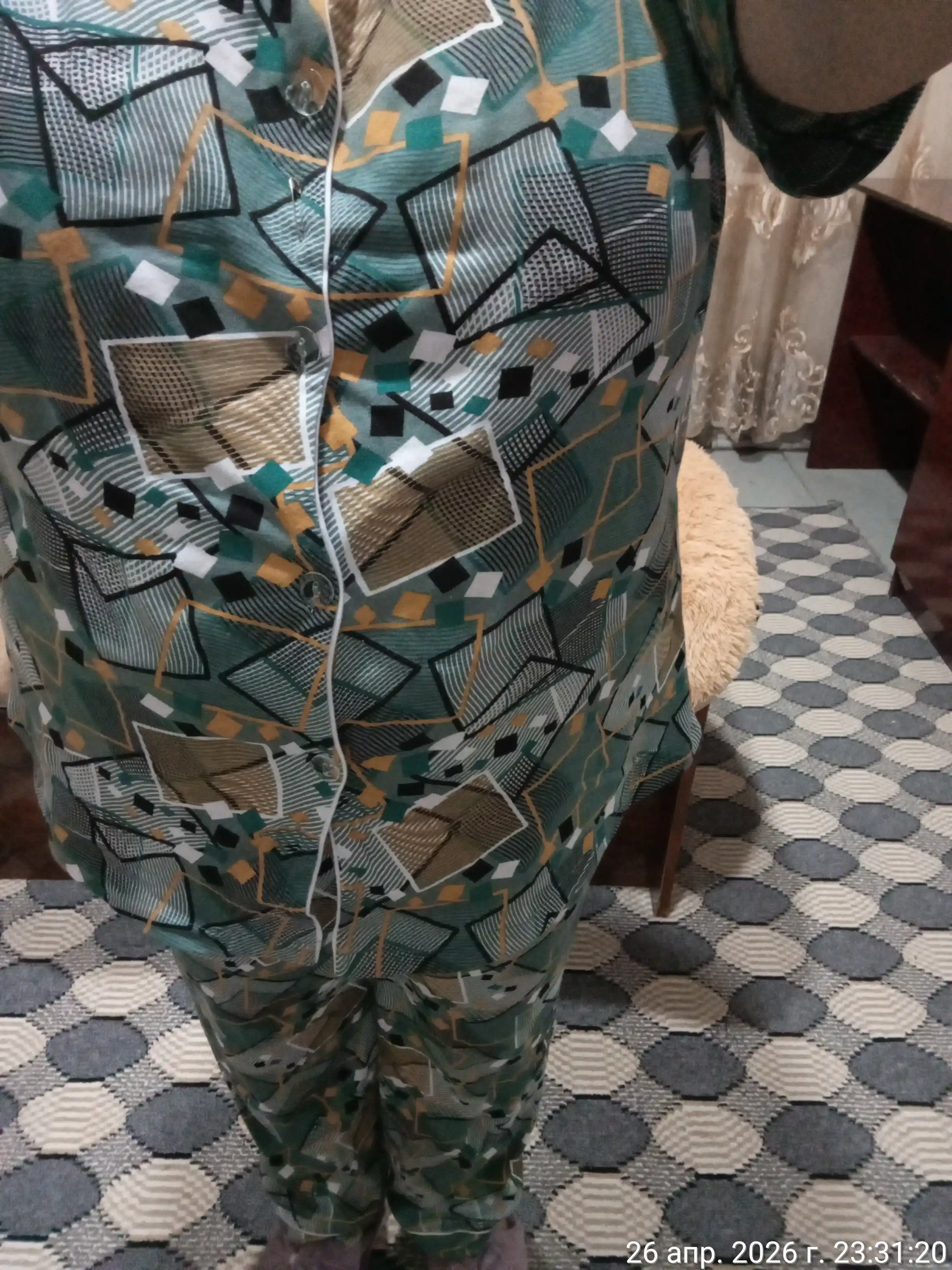 Ayollar pijamasi, AUNA, 48-56 Yengi kalta, Yoz