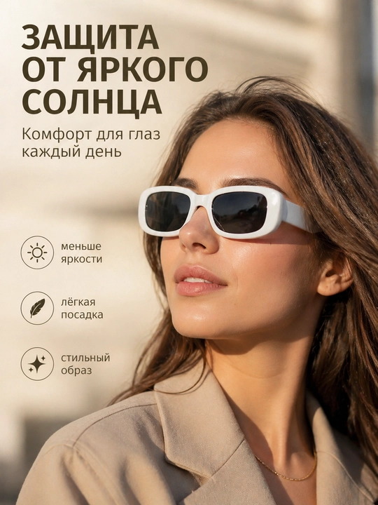 Ayollar uchun quyoshdan himoya ko‘zoynak, zamonaviy kvadrat ko‘zoynak, moda ko‘zoynak