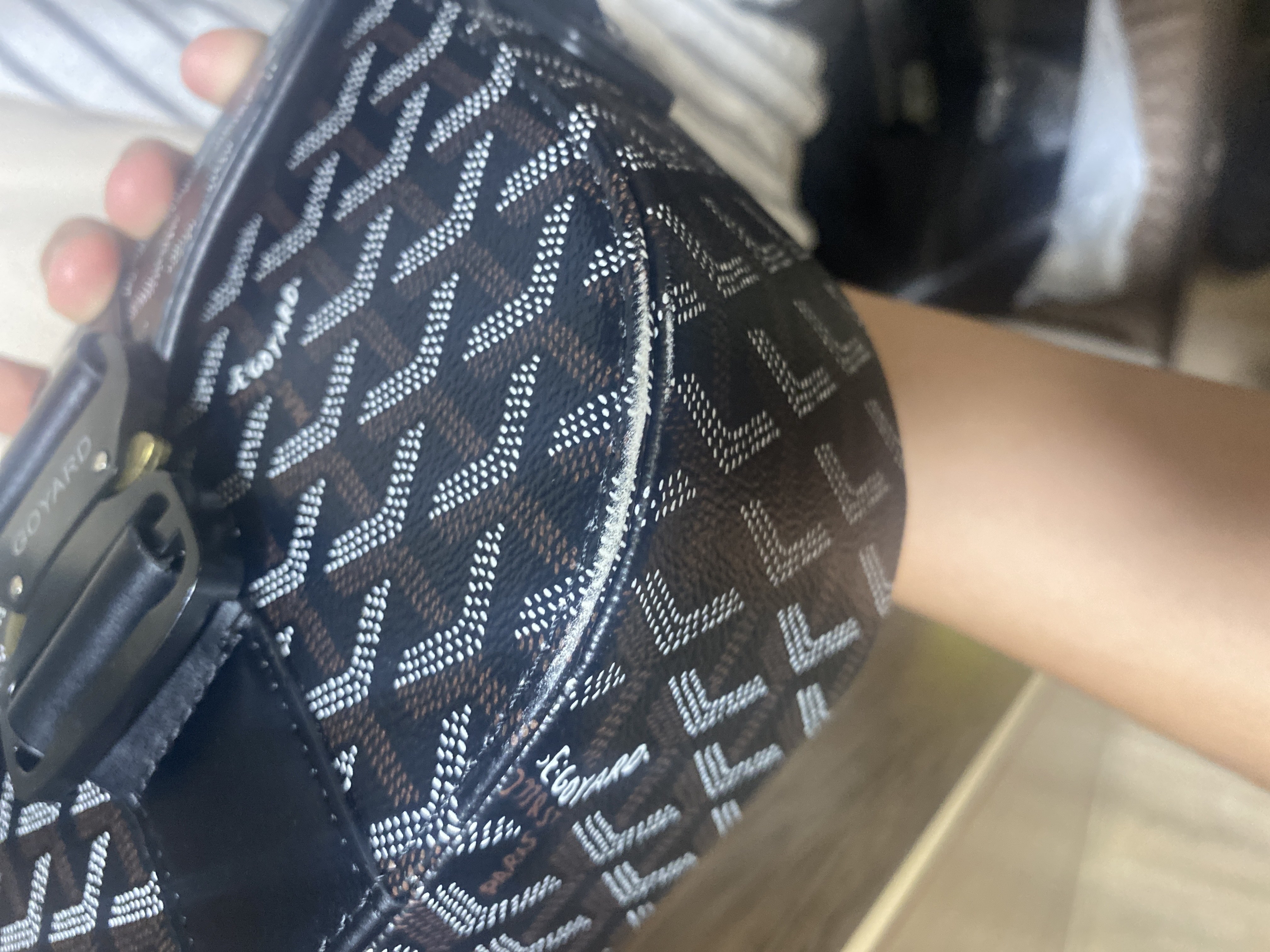 Erkaklar va ayollar uchun yelkama sumka uniseks suv o‘tkazmaydigan, barsetka, Goyard