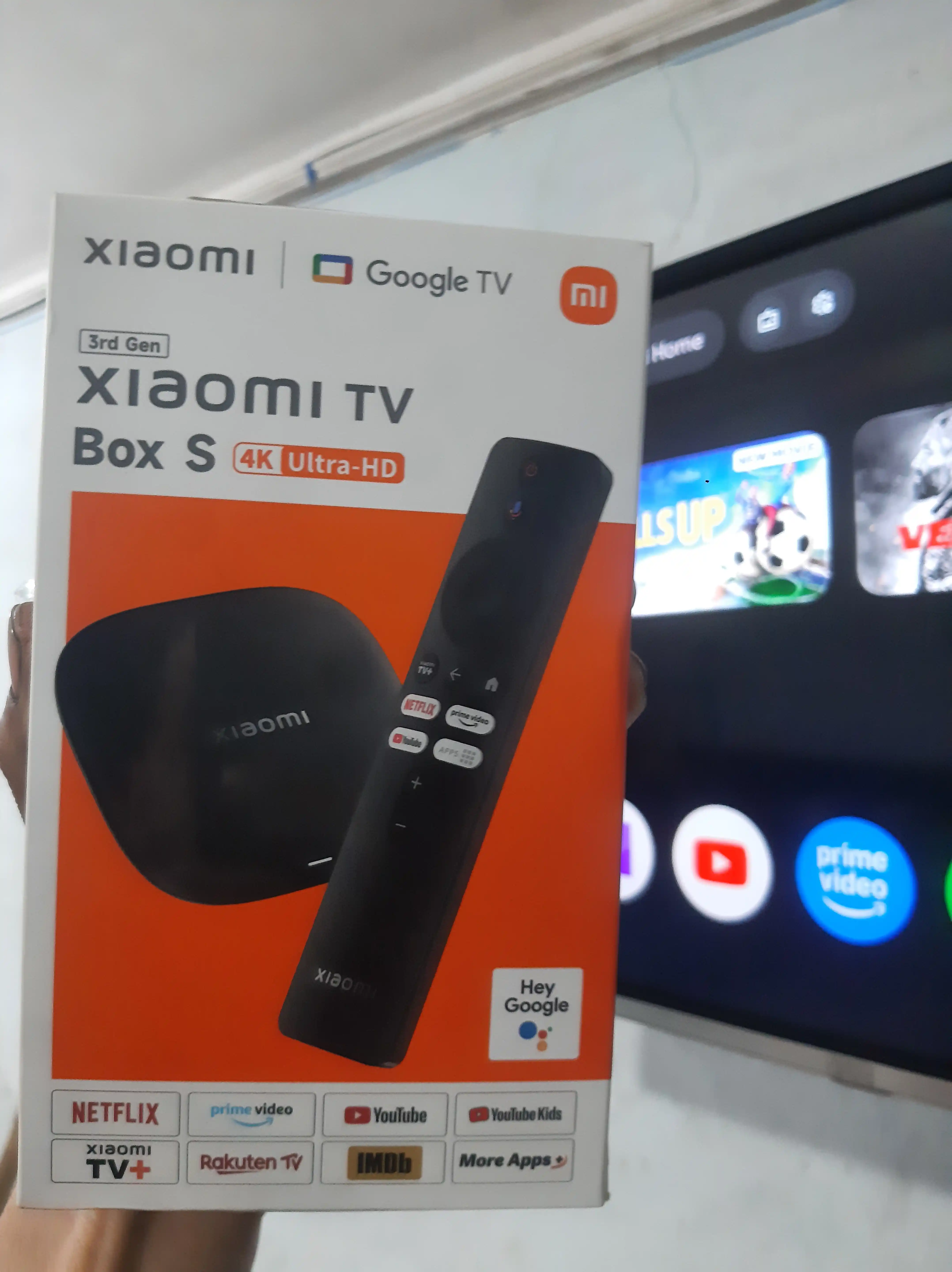 ТВ-приставка Xiaomi Mi Box S 3 Gen 4K, 3-го поколения smart tv