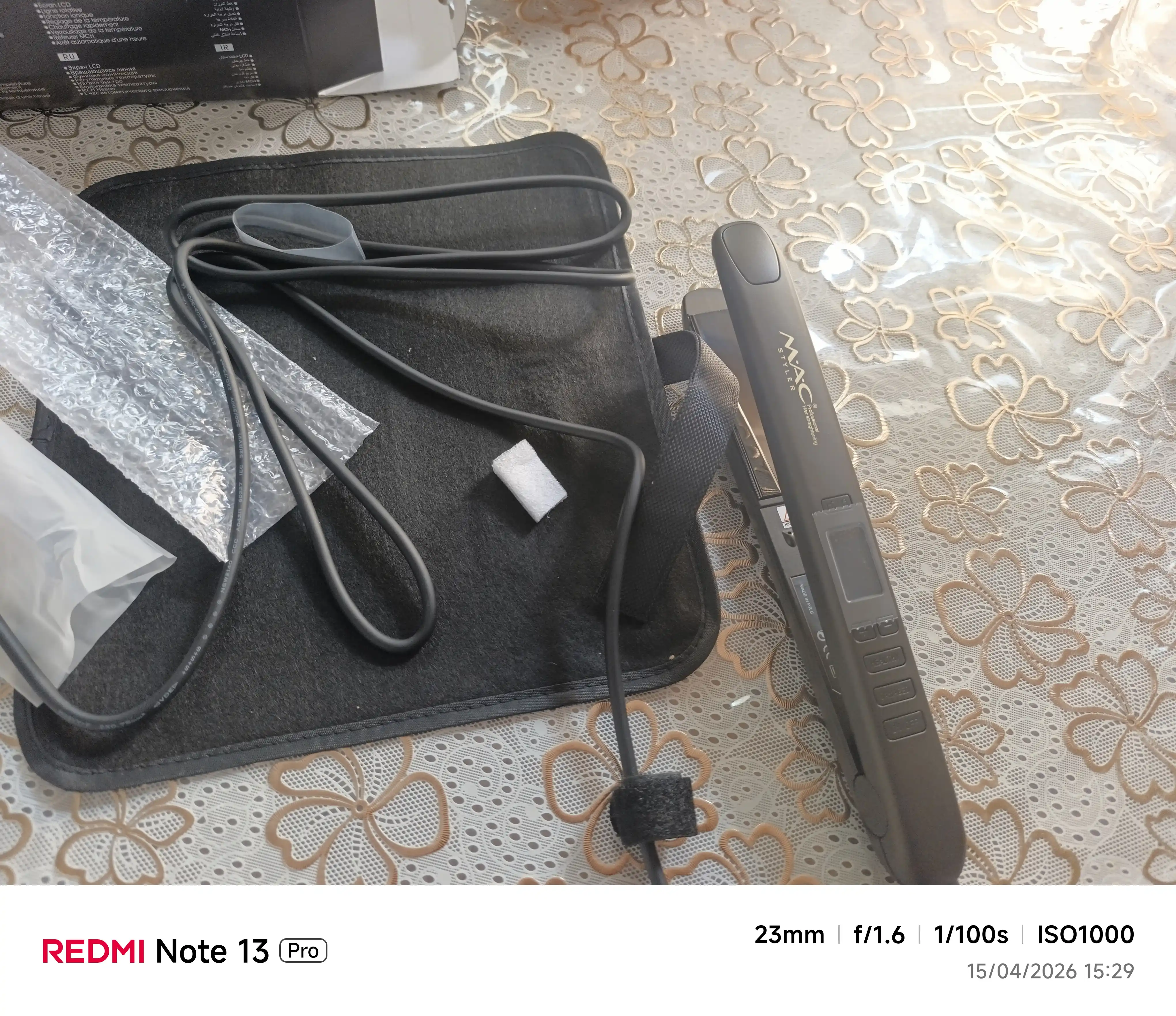 Professional soch tekislovchi dazmol MAC Styler MC-2021 Titan, LCD displeyli