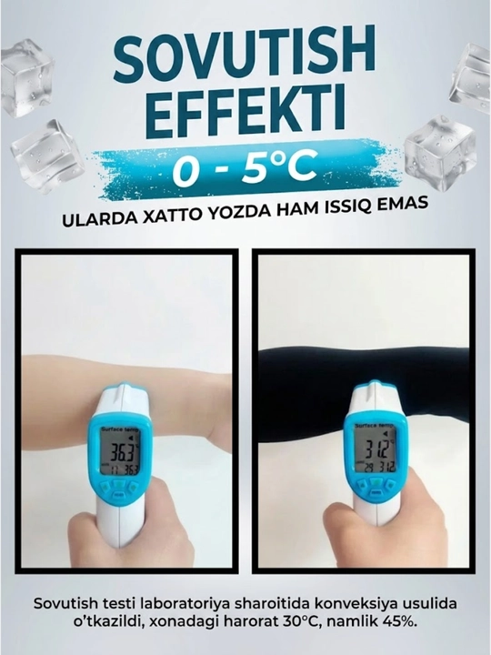 Erkaklar va ayollar uchun universal qo‘l yenglar, quyoshdan himoya, sport, 2 dona