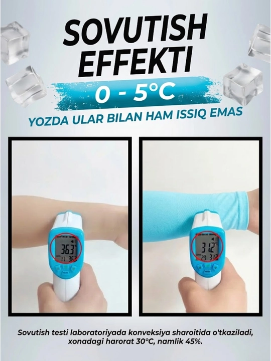 Erkaklar va ayollar uchun universal qo‘l yenglar, quyoshdan himoya, sport, 2 dona
